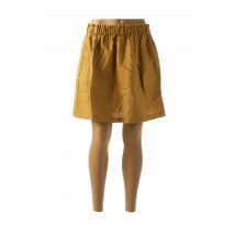FRNCH - Jupe courte jaune en viscose pour femme - Taille 38 - Modz