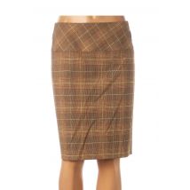 TEENFLO - Jupe mi-longue marron en polyester pour femme - Taille 36 - Modz