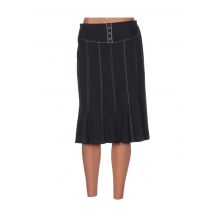 IMPULSION - Jupe mi-longue gris en polyester pour femme - Taille 40 - Modz