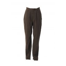 BENSIMON - Pantalon 7/8 marron en coton pour femme - Taille 36 - Modz