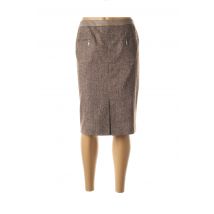 BASLER - Jupe mi-longue gris en laine pour femme - Taille 42 - Modz