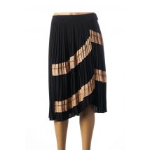 MAISON 123 - Jupe mi-longue noir en polyester pour femme - Taille 36 - Modz