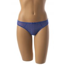 DARJEELING - Tanga bleu en polyamide pour femme - Taille 36 - Modz
