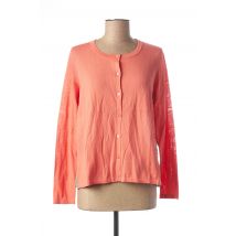 NICE THINGS - Gilet manches longues orange en coton pour femme - Taille 42 - Modz