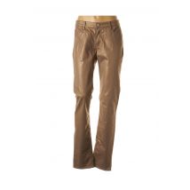 CKS - Pantalon slim marron en coton pour femme - Taille W31 - Modz