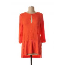 SANDWICH - Tunique manches longues orange en viscose pour femme - Taille 34 - Modz