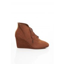 ELEVEN PARIS - Bottines/Boots marron en cuir pour femme - Taille 39 - Modz