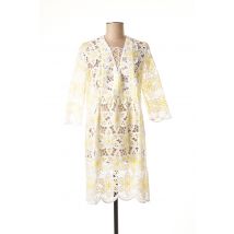 VALERIE KHALFON - Robe mi-longue jaune en coton pour femme - Taille 38 - Modz