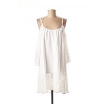 VALERIE KHALFON - Robe mi-longue blanc en coton pour femme - Taille 38 - Modz