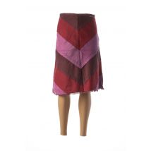 CREEKS - Jupe mi-longue rose en coton pour femme - Taille 36 - Modz