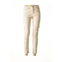 FABER - Pantalon 7/8 beige en coton pour femme - Taille W24 L32 - Modz