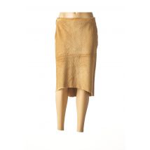 CREEKS - Jupe mi-longue marron en coton pour femme - Taille 36 - Modz