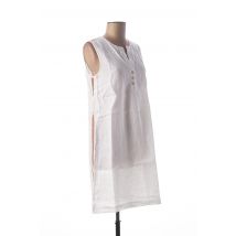 LE BOUDOIR D'EDOUARD - Robe mi-longue blanc en lin pour femme - Taille 36 - Modz