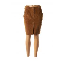 LEON & HARPER - Jupe courte marron en coton pour femme - Taille 38 - Modz