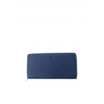 HEXAGONA - Porte-carte bleu en cuir pour femme - Taille TU - Modz