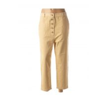BELLA JONES - Pantalon 7/8 beige en coton pour femme - Taille 38 - Modz
