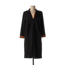 MALOKA - Robe mi-longue noir en viscose pour femme - Taille 34 - Modz