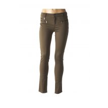 ZAPA - Pantalon slim vert en coton pour femme - Taille W26 - Modz