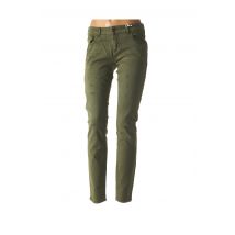TIMEZONE - Jeans coupe slim vert en coton pour femme - Taille W24 - Modz