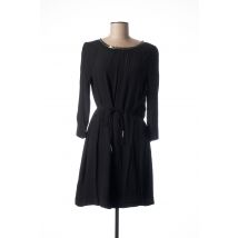 SUNCOO - Robe mi-longue noir en viscose pour femme - Taille 40 - Modz