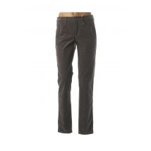 BASLER - Pantalon slim gris en coton pour femme - Taille 38 - Modz