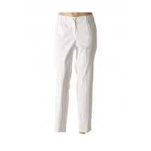 TUZZI - Pantalon 7/8 blanc en coton pour femme - Taille 46 - Modz