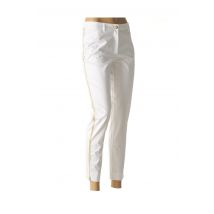 FABER - Pantalon slim blanc en coton pour femme - Taille 36 - Modz