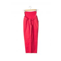 LOVE2WAIT - Pantalon maternité rouge en coton pour femme - Taille W31 L28 - Modz
