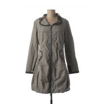 L33 - Manteau long gris en polyester pour femme - Taille 40 - Modz