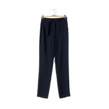 MANILA GRACE - Pantalon droit bleu en polyester pour femme - Taille 36 - Modz