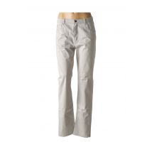 IMPAQT - Pantalon slim gris en coton pour femme - Taille 40 - Modz