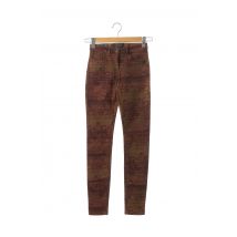 MAISON SCOTCH - Pantalon slim rouge en coton pour femme - Taille W25 L32 - Modz