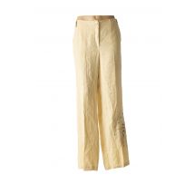 FUEGO WOMAN - Pantalon droit beige en viscose pour femme - Taille 46 - Modz