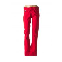 APRIL 77 - Jeans coupe droite rouge en coton pour femme - Taille W30 L36 - Modz