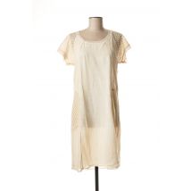 FRED SABATIER - Robe mi-longue beige en viscose pour femme - Taille 42 - Modz