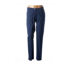 GUY DUBOUIS - Pantalon droit bleu en coton pour femme - Taille 40 - Modz