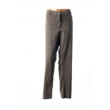 BRANDTEX - Pantalon droit gris en coton pour femme - Taille 42 - Modz