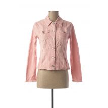 DESGASTE - Veste casual rose en coton pour femme - Taille 34 - Modz