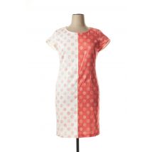 DIVAS - Robe mi-longue rose en coton pour femme - Taille 44 - Modz