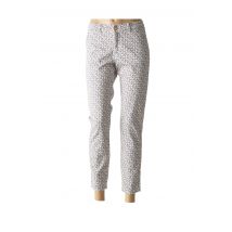 KANOPE - Pantalon 7/8 bleu en coton pour femme - Taille 36 - Modz