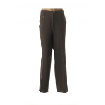 CHRISTIAN MARRY PANTALONS FEMME DE COULEUR MARRON - Grande Taille