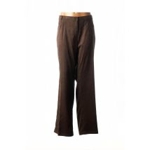 RIO PANTALONS FEMME DE COULEUR MARRON - Grande Taille