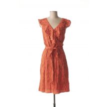 ZILCH - Robe courte orange en viscose pour femme - Taille 38 - Modz