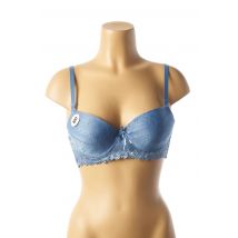 HANA - Soutien-gorge bleu en polyamide pour femme - Taille 80B - Modz