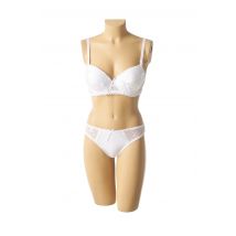HANA - Ensemble lingerie blanc en polyamide pour femme - Taille 90B XL - Modz