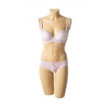 HANA - Ensemble lingerie gris en polyamide pour femme - Taille 80B M - Modz