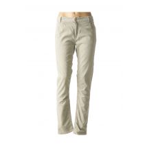 BELLEROSE - Pantalon slim vert en coton pour femme - Taille 40 - Modz