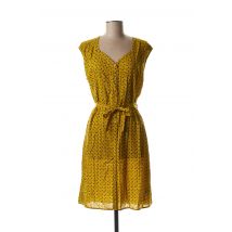 BLUTSGESCHWISTER - Robe mi-longue jaune en viscose pour femme - Taille 42 - Modz