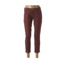 TELERIA ZED - Pantalon droit rouge en coton pour femme - Taille W31 - Modz
