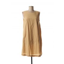 MARELLA - Robe mi-longue beige en polyamide pour femme - Taille 38 - Modz